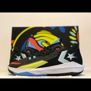 Converse All Star BB Jet Mid “Black/Kinetic Blue/Poppy Glow”